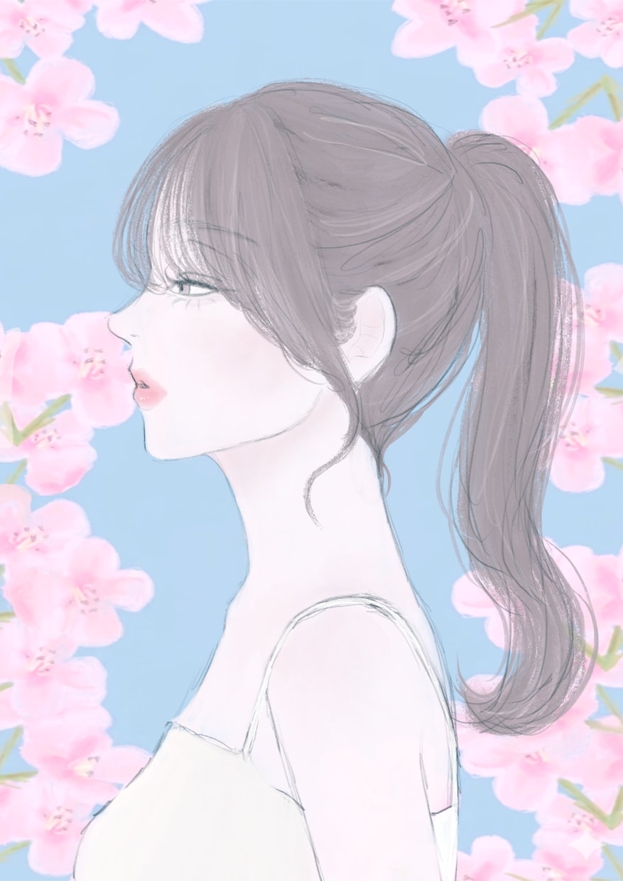 大人可愛い・透明感・綺麗め｜女性イラストを描きます アイコンをオシャレに彩る｜オリジナルイラストを届けます イメージ1