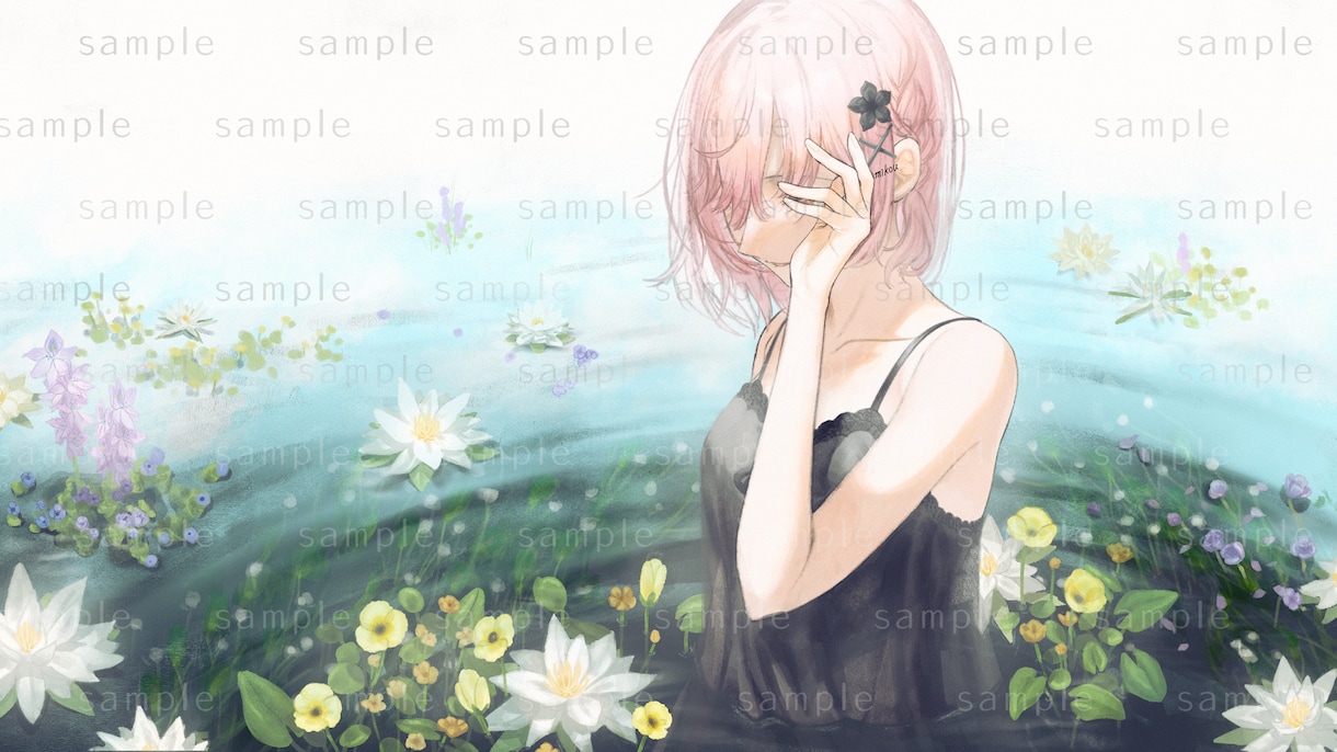 あなただけの世界観でイラストお描きします ／アンニュイ／ダーク／耽美／退廃的／儚い イメージ2