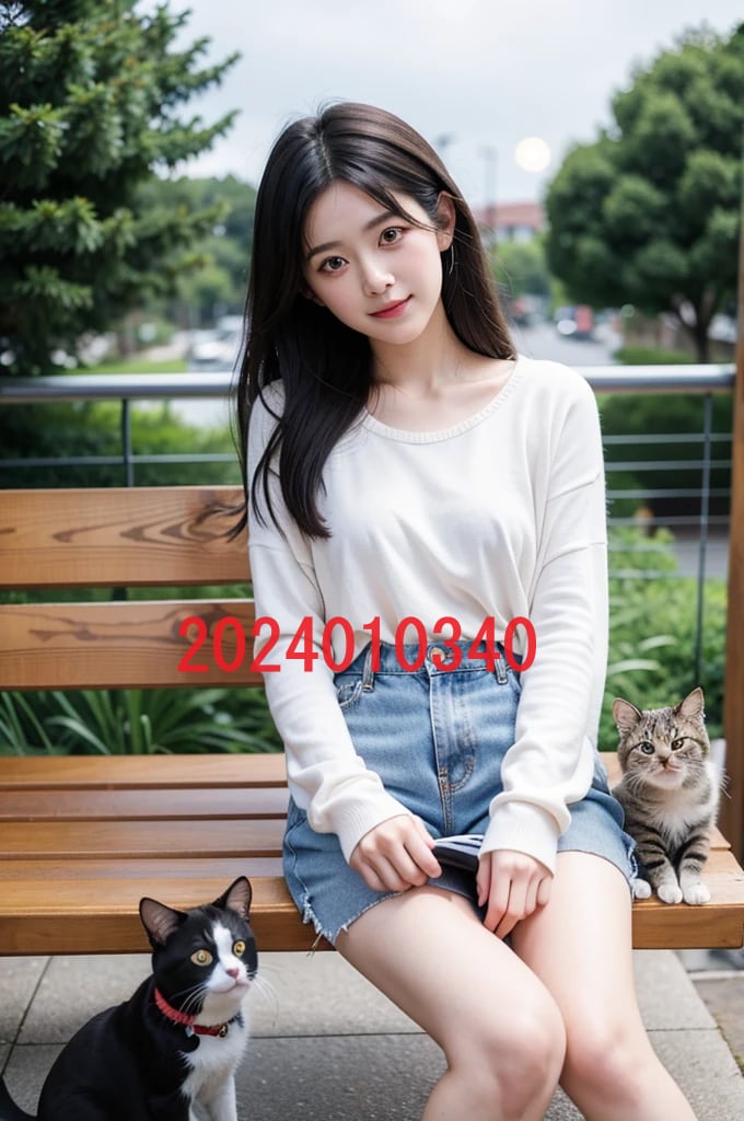 AIで作成した女子高生とネコの写真を販売します 実写では撮影や商用利用が難しい、女子高生とネコのAI写真販売 イメージ10