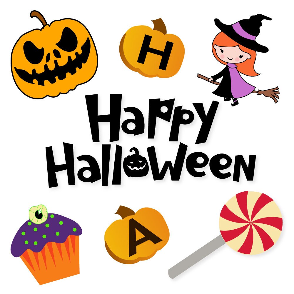 ハロウィンイラストを提供いたします AI無償！ハロウィンイラストセット イメージ1