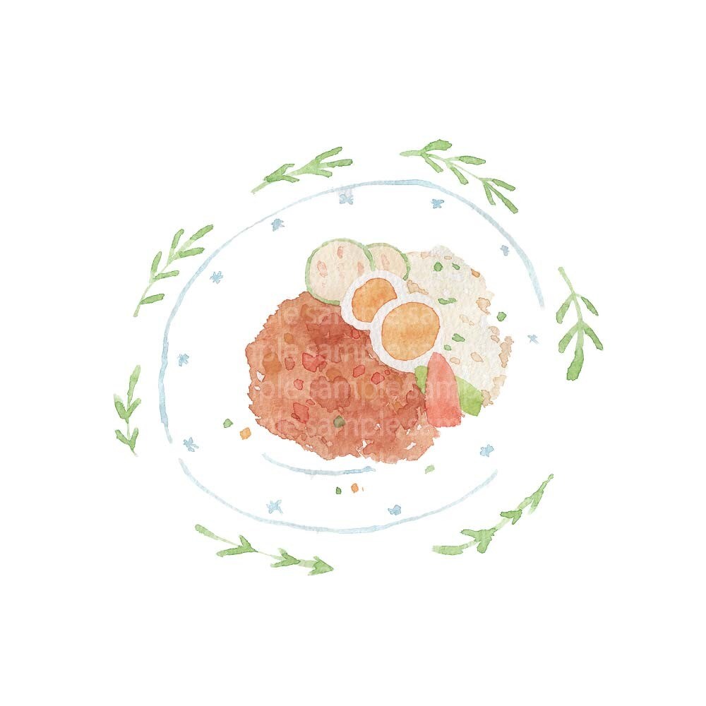フードイラスト付き!手作りメニューお作りします イラストでメニューをおしゃれに！ イメージ3