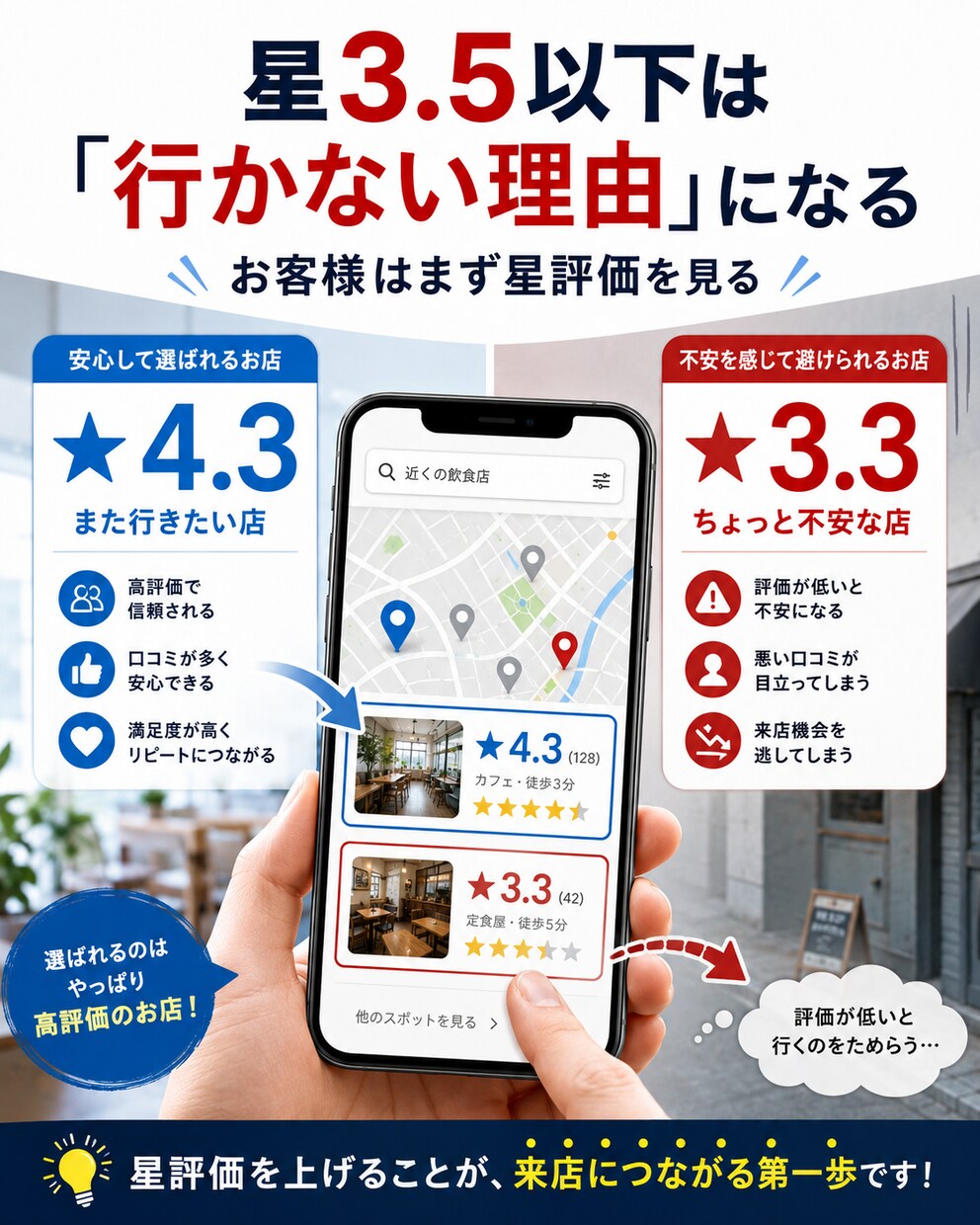 Googleマップ初期化で低評価クチコミ削除します MEO対策に悪質な低評価レビューのリセットを支援 イメージ2