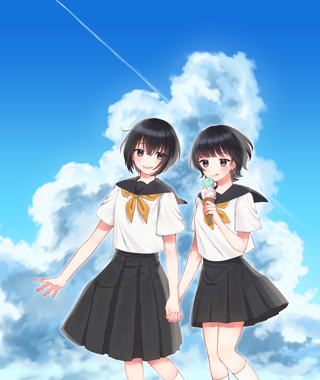 単体/ペアイラストお描きします 夢絵や創作など♪ご要望に沿って制作いたします！ イメージ7