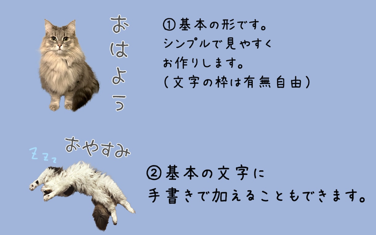 大好きなペットの写真でラインスタンプをお作りします 制作〜販売まで全てお任せでOK！なんでもご相談ください！ イメージ3