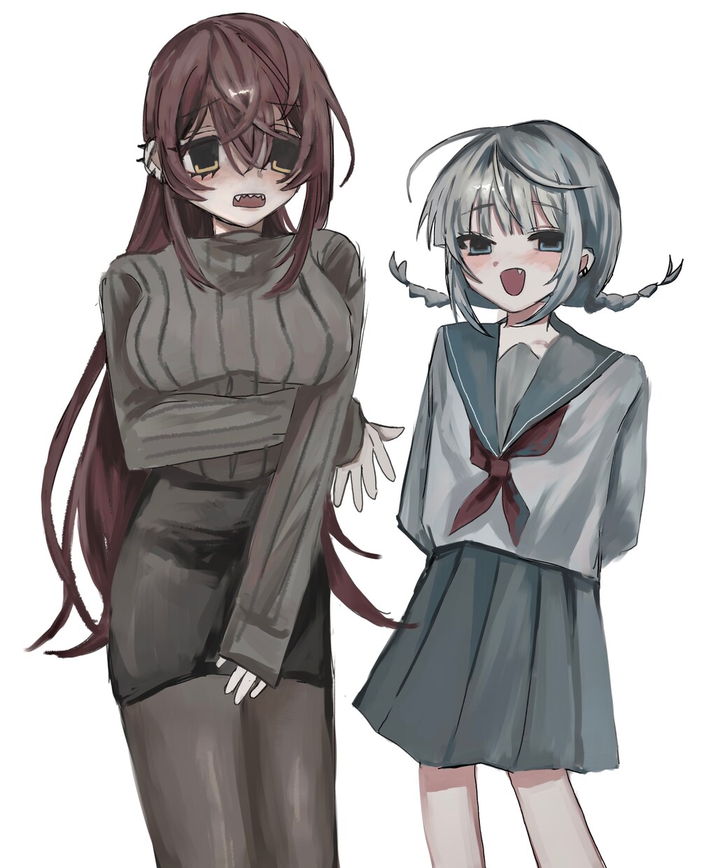 厚塗りでのイラストを描きます SNSアイコン、1枚絵、記念絵等幅広くおまかせください♩ イメージ6