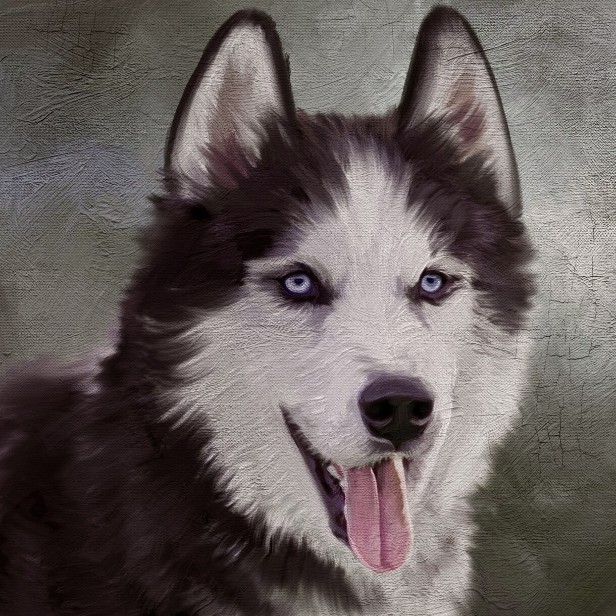あなたのペットをデジタル油彩で描きます 独自に研究した技法で絵の具の盛り上がりを楽しめます♪ イメージ7