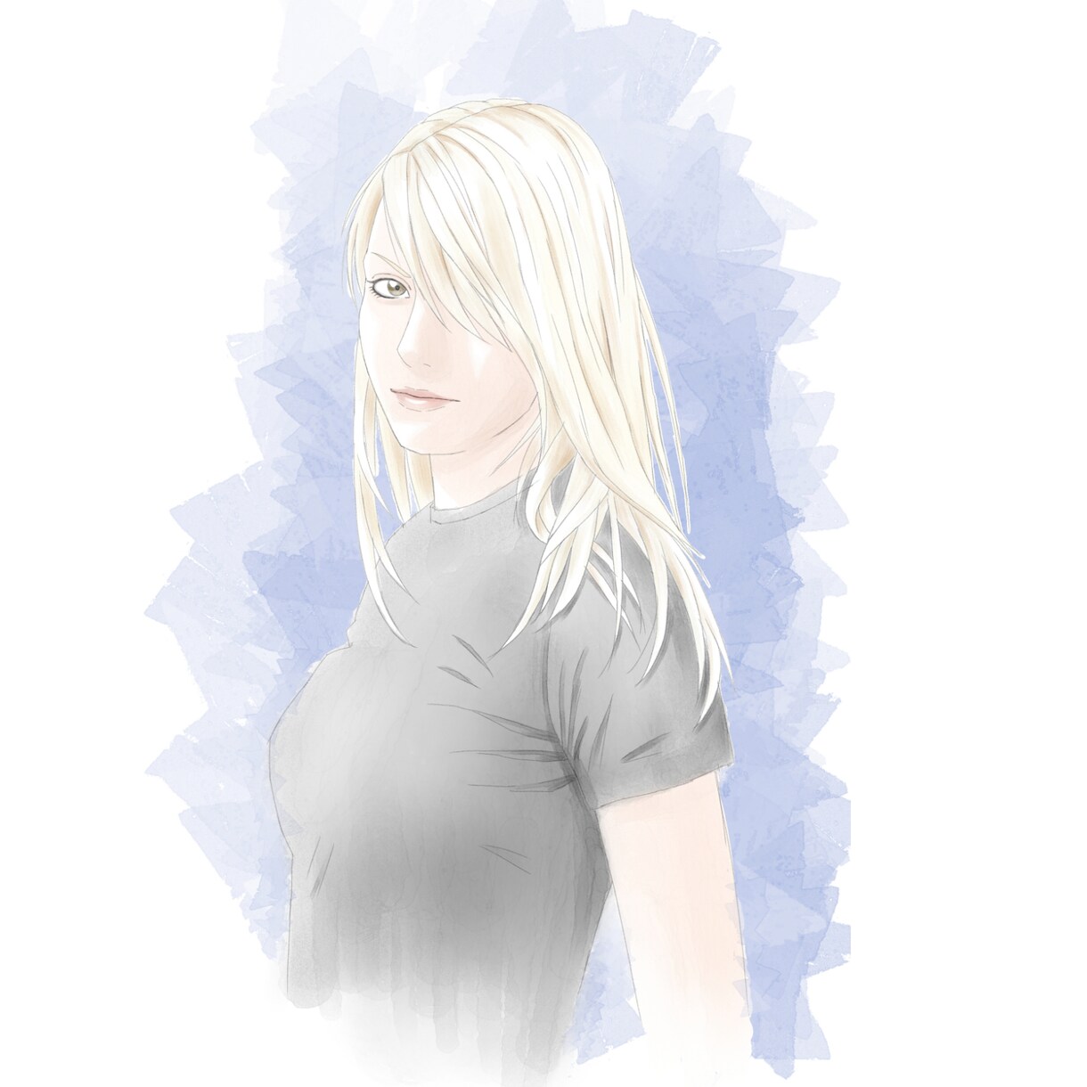 水彩風の似顔絵を描きます 透明感のある水彩風似顔絵になります イメージ2