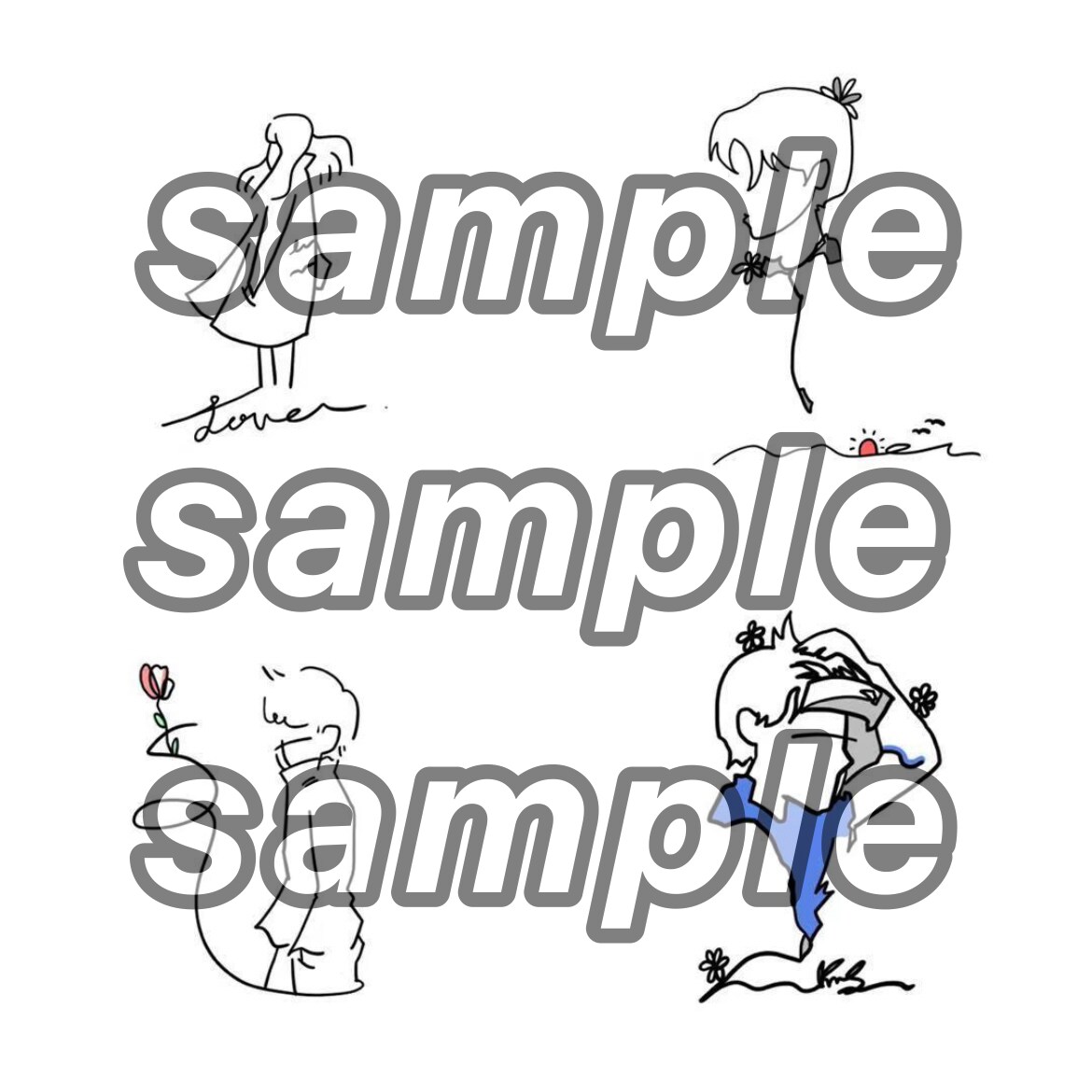アイコン作成、イラスト作成承ります シンプルでおしゃれなあなただけのイラストをお作り致します！ イメージ6