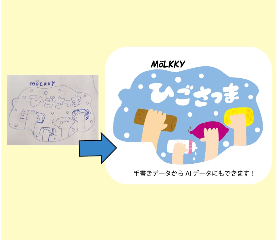 ロゴ・イラストからAiデータを作成します！ます 正確丁寧にトレースします！Aiデータ作成お任せください♩ イメージ2