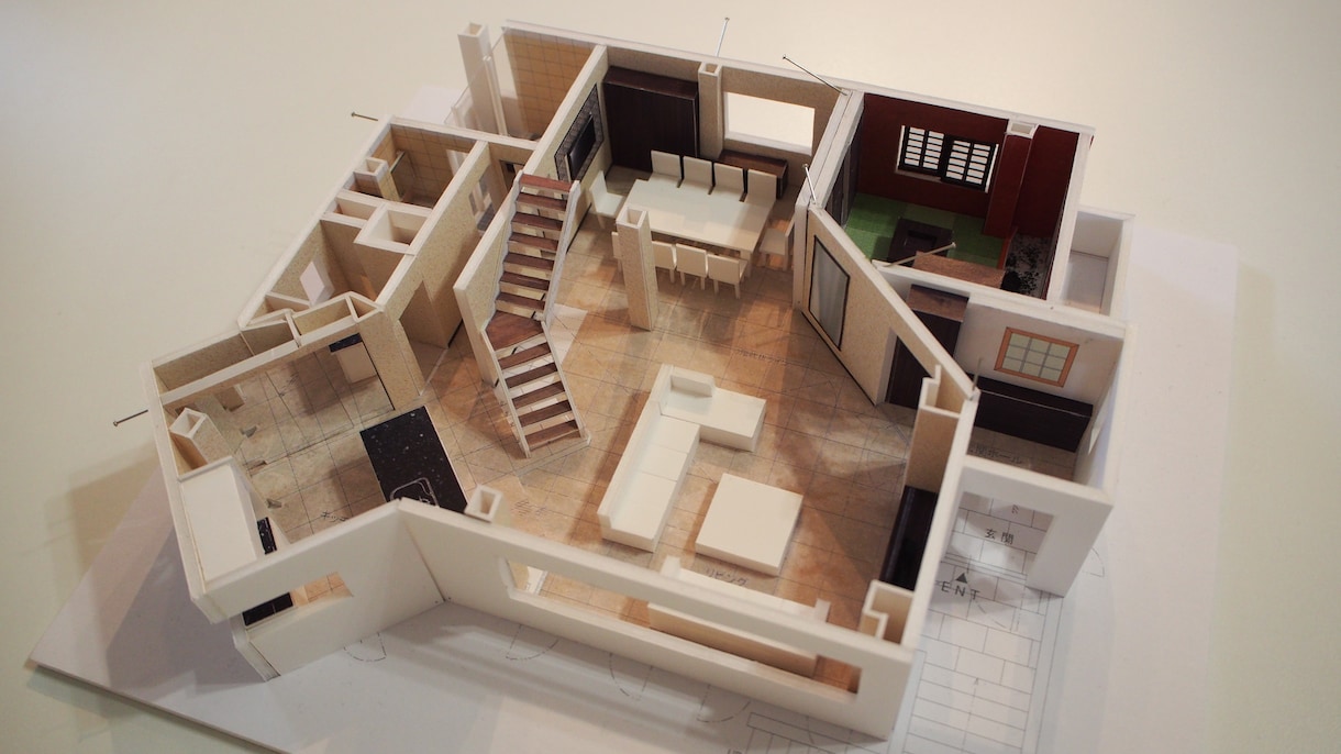 住宅模型を製作いたします お打ち合わせの資料や記念品にいかがでしょうか イメージ1