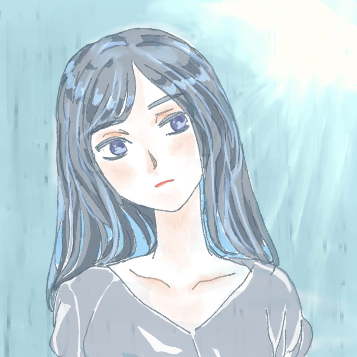 シンプルでかわいいアイコン作成いたします やわらかい雰囲気のかわいい女の子のアイコンを作成します イメージ2