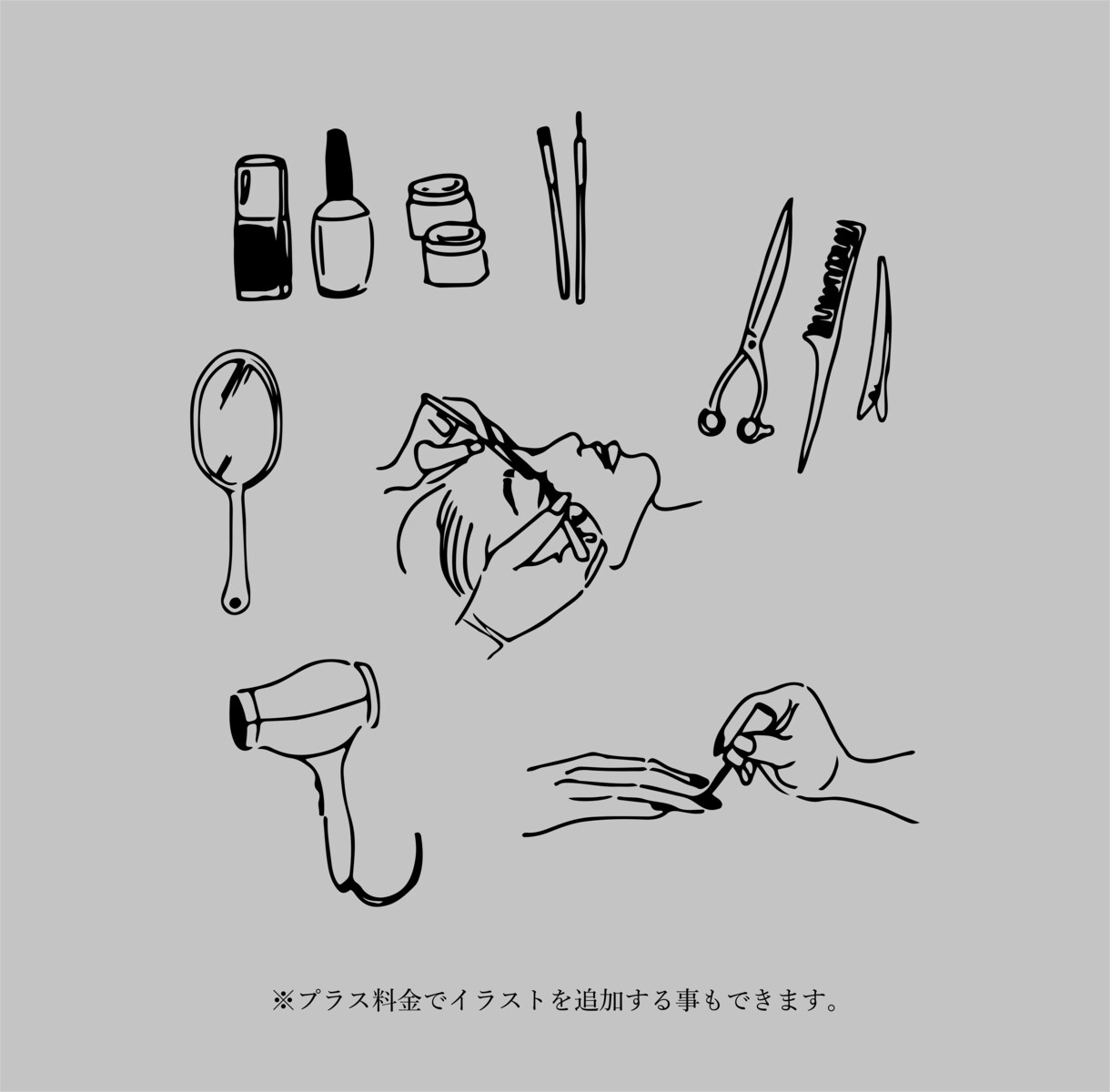 修正無制限！シンプルな似顔絵入り名刺を作成します 印象に残るあなただけのお洒落なイラスト名刺。 イメージ5
