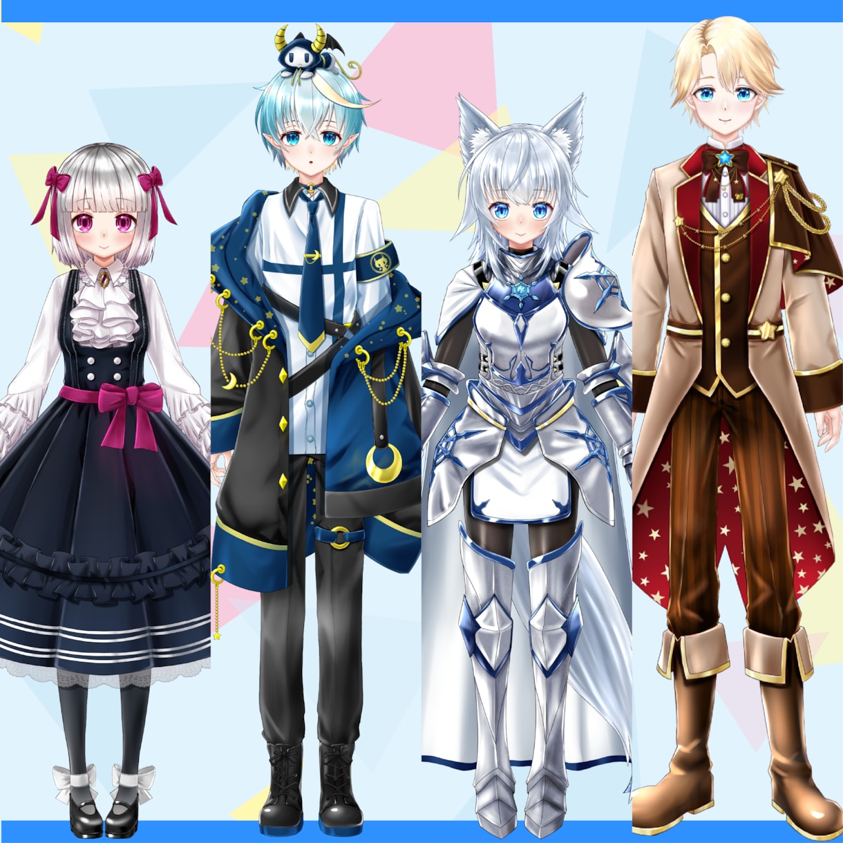 キャラデザイン＆Live2Dモデリング制作します お見積り・ご相談だけでもOK！ イメージ4