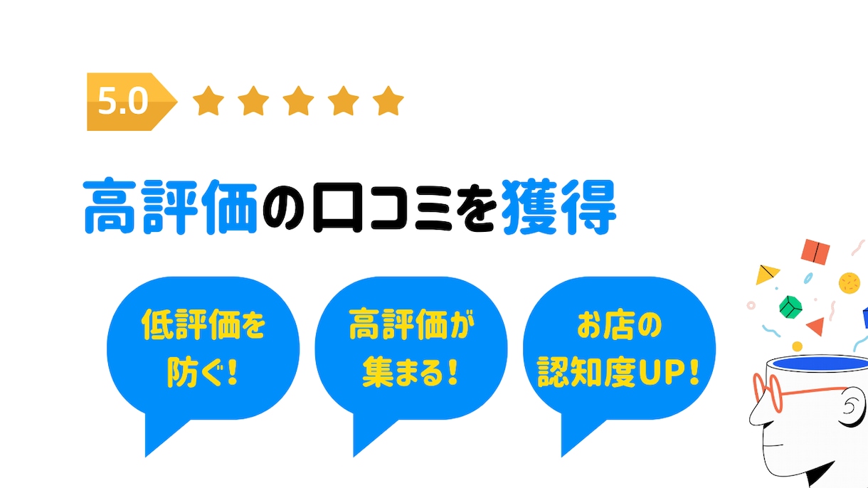 Google高評価クチコミ獲得支援します アンケートツールを使用してお店の認知度をアップ！ イメージ2