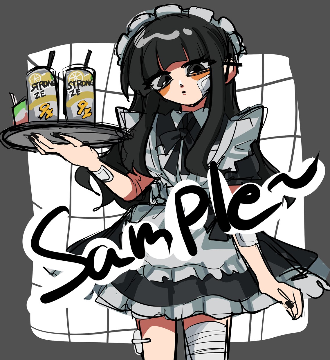 色んなメイドさんを描きます イラスト作成、snsアイコンなどのイラストを作成します！ イメージ4