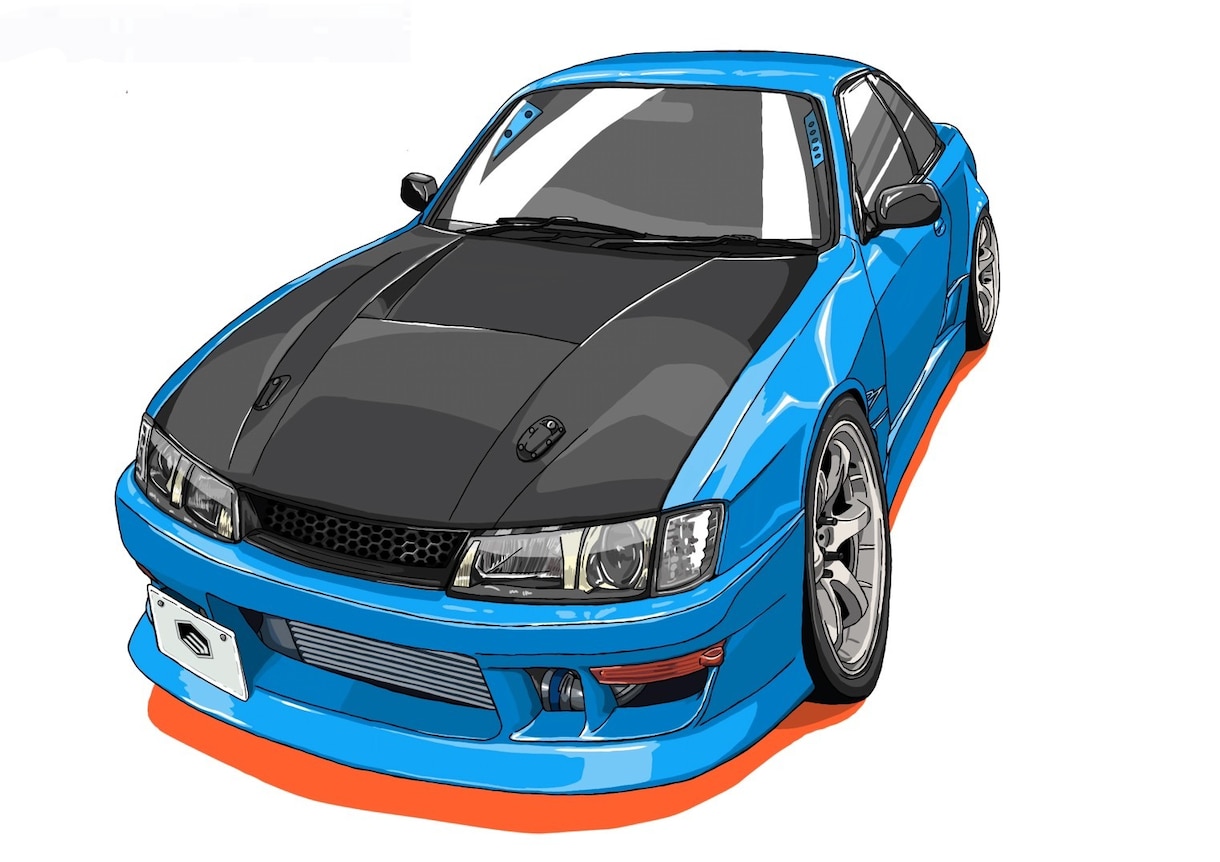 お車のイラストを作成いたします ちょいデフォルメ、ちょいリアル イメージ3