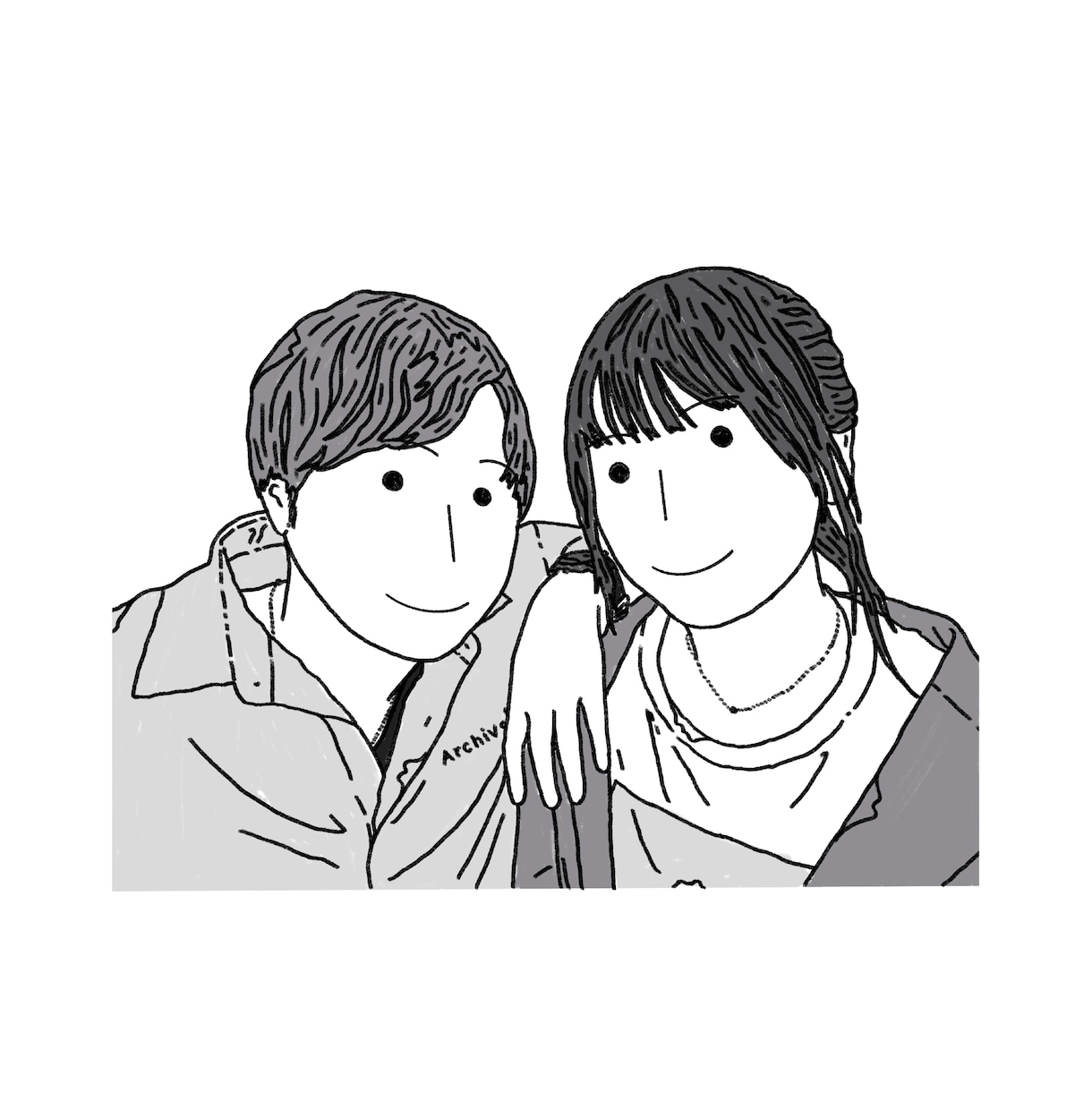 シンプルで味のある線画でイラストお描きします シンプルで味のある線画 カラー対応OK　ギフトにもおすすめ イメージ6