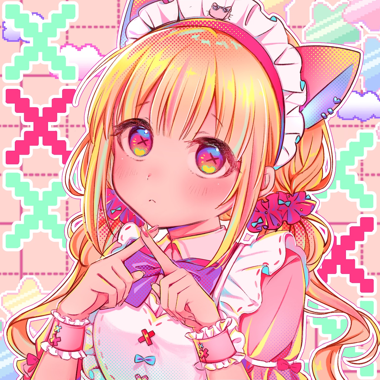 かわいくポップなイラスト制作します VTuber、Vライバー、個人観賞用なんでも！ イメージ1