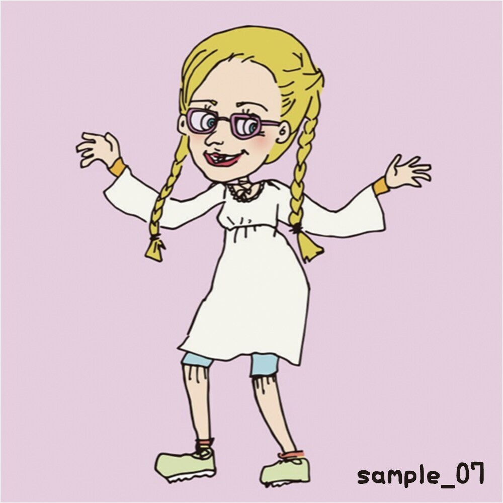 ポップかわいいイラスト描きます アメリカンでかわいいイラストがほしいあなたにお答え♪ イメージ5