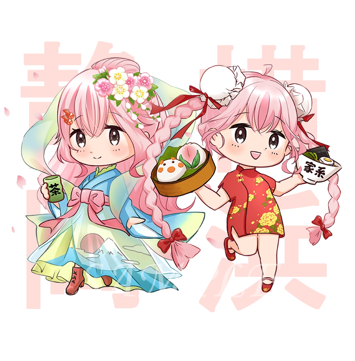 シンプル～リッチまで★ちびキャラ、制作します 人物以外も／セットがお得／商用も イメージ1
