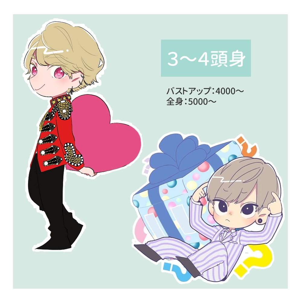 ぷにっとしたミニキャラ描きます 様々な用途に合わせてお届けします！ イメージ3