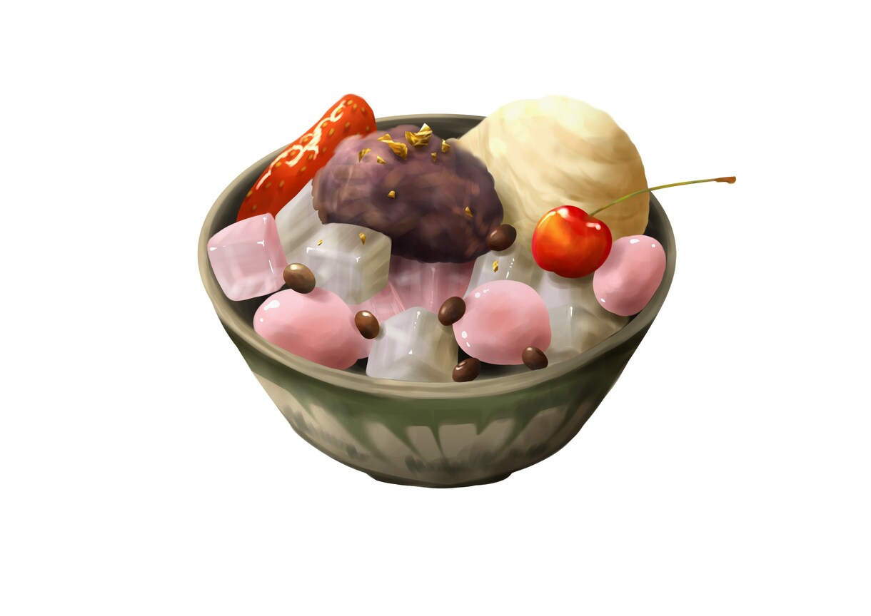 思わずお腹が鳴ってしまう食べ物イラスト描きます SNSのアイコンやお店のメニューや広告に！ イメージ6