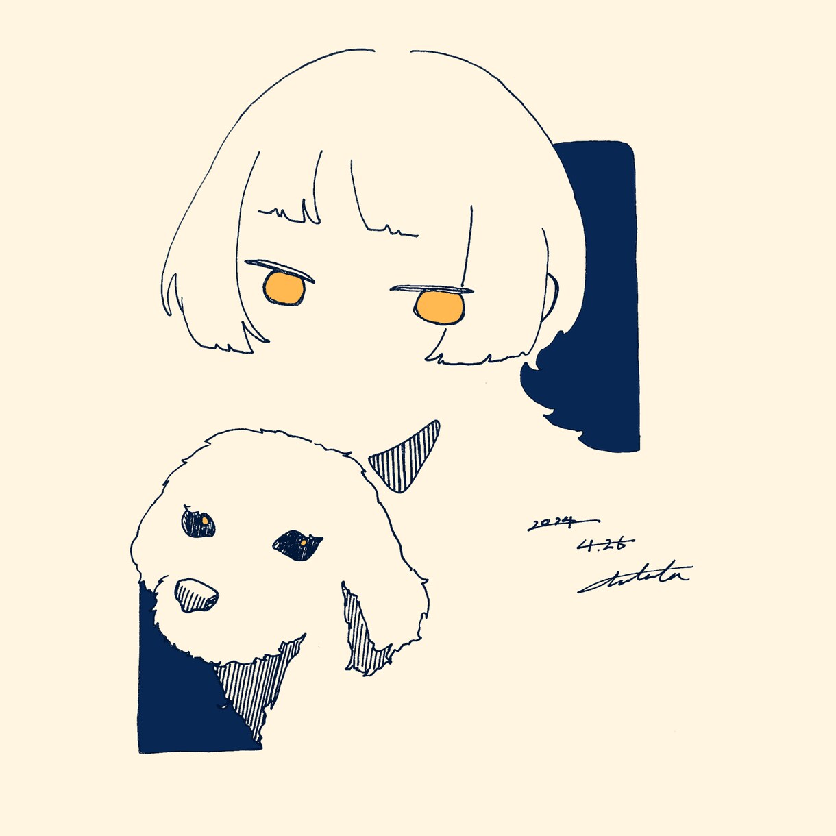 動物の似顔絵制作します アナログでの温かみのある絵になります！ イメージ5