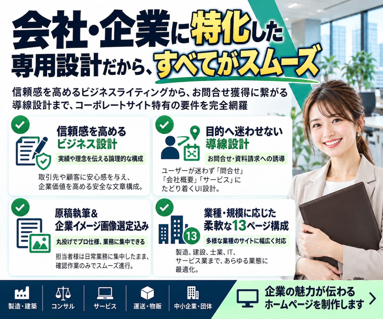 SEOに強い会社・企業のホームページを制作します ココナラ下限値！集客できる検索に強いワードプレスサイトを作成 イメージ8