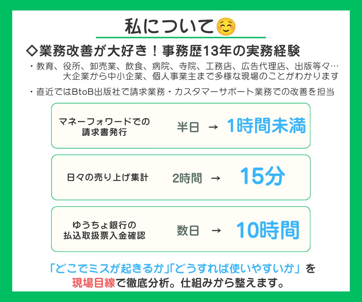 Excel・スプレッドシートの困りごと直します 関数エラー・集計表・会計ソフト取込CSVに対応します イメージ3