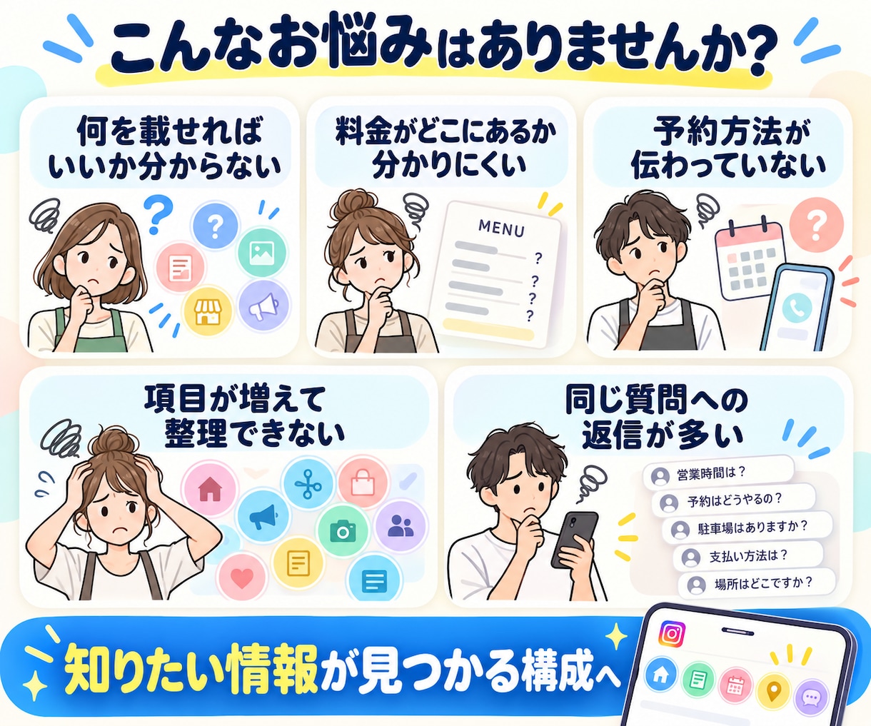 Instagramハイライトの構成を設計します 料金・予約方法が伝わる順番をご提案 イメージ2