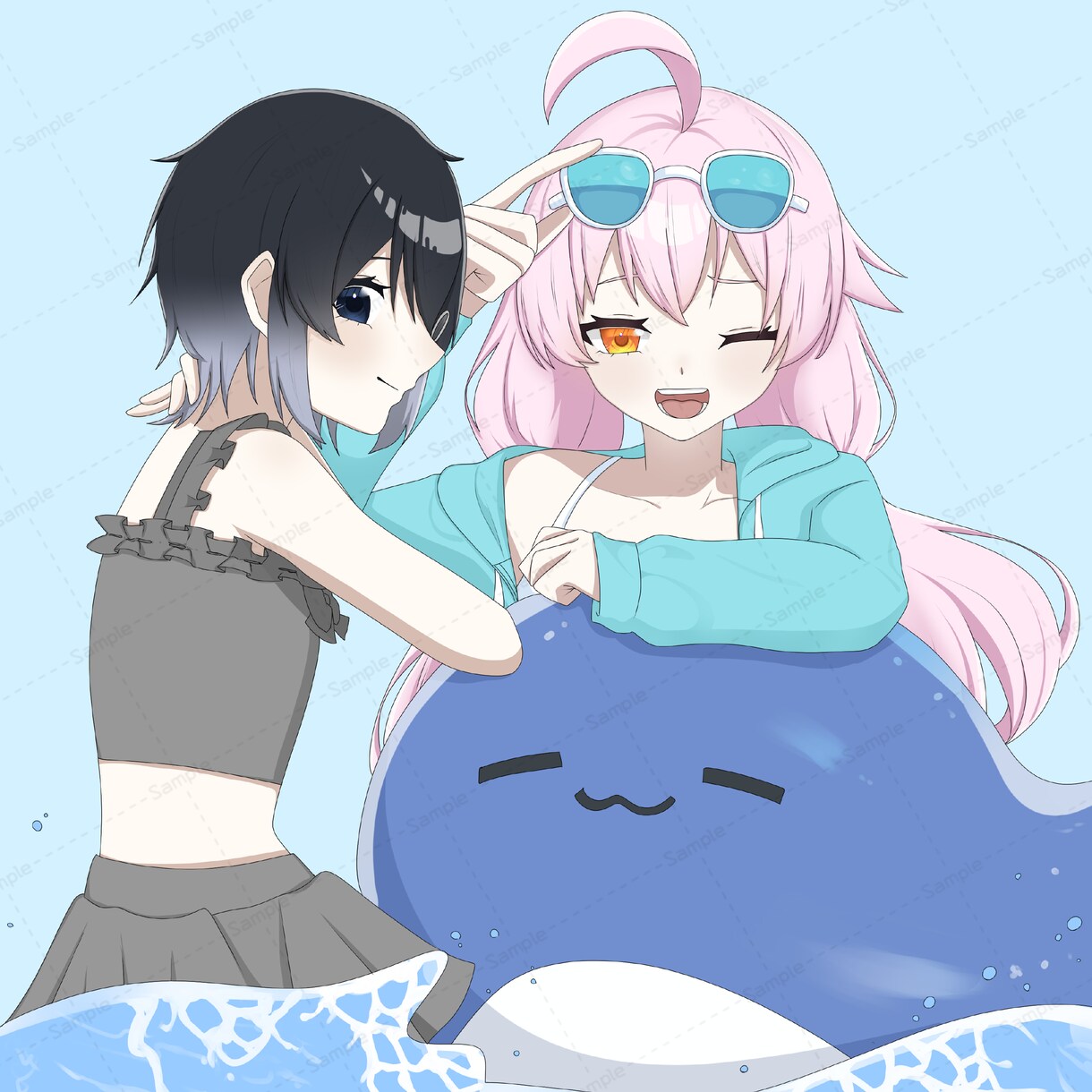 色んな絵を描きます 暗い雰囲気の絵でも、可愛い絵でもなんでも描きます◎ イメージ4