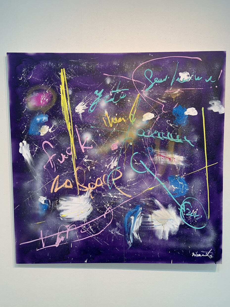 事務所、自宅、看板にかざるアートを、描いてます popな感じが得意で、絵画は月40枚ほど、個展で売れてます。 イメージ3