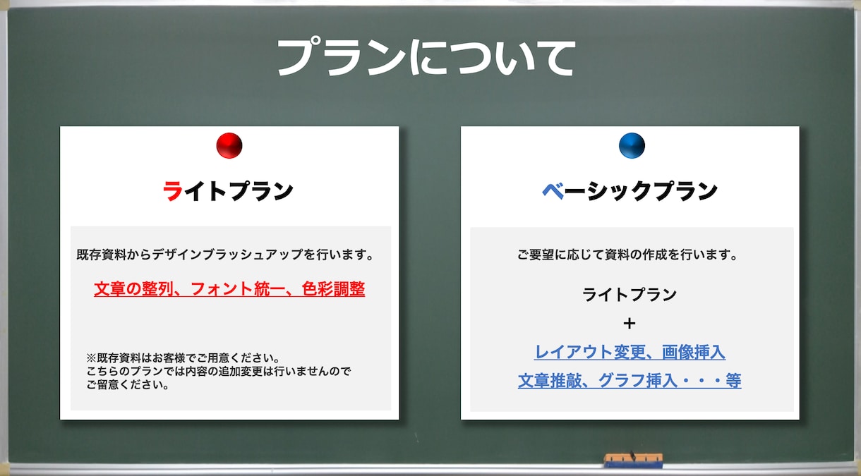 あなたのニーズに最適な資料へアップデートします 「魅せる」「伝える」パワーポイントの資料を作成します！ イメージ2