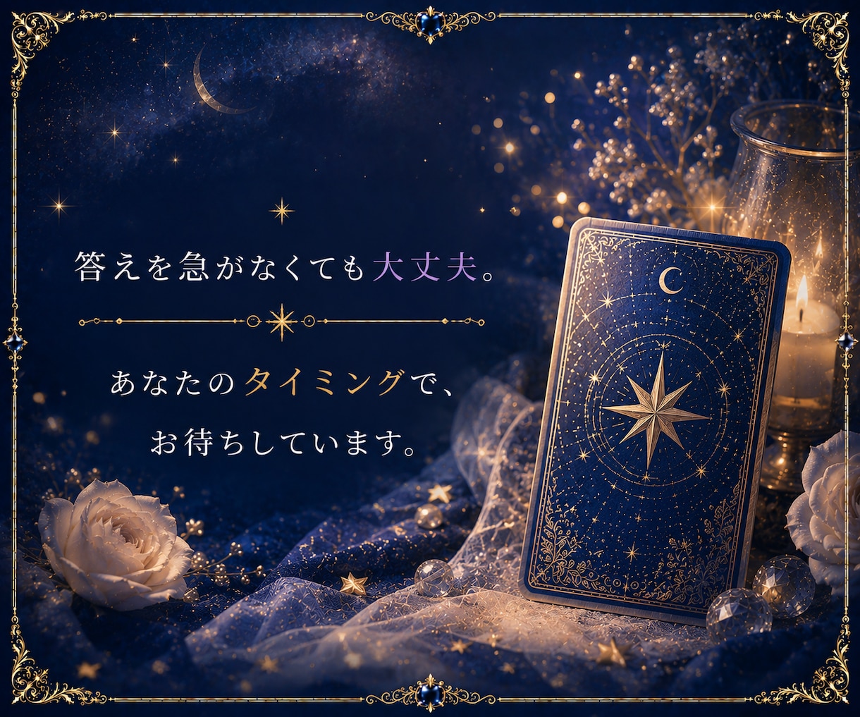 初めての方へ今一番気になることを占います ―仕事・恋愛・人間関係など1つの悩みをタロットで丁寧に鑑定― イメージ10
