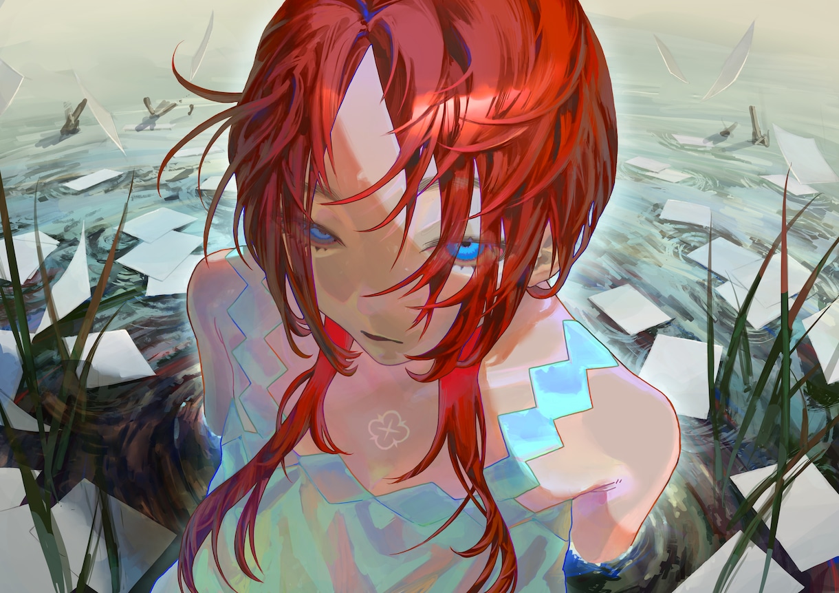 アンニュイな表情が魅力的なイラスト制作します あなたの大切なOCキャラ、私の世界観で表現します イメージ9