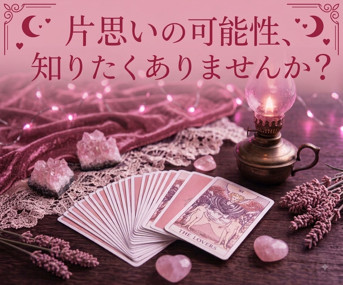脈あり？なし？タロットで好きな人の本音を暴きます 連絡が来ない理由・相手の好意・二人の恋の行方を徹底解明！ イメージ1