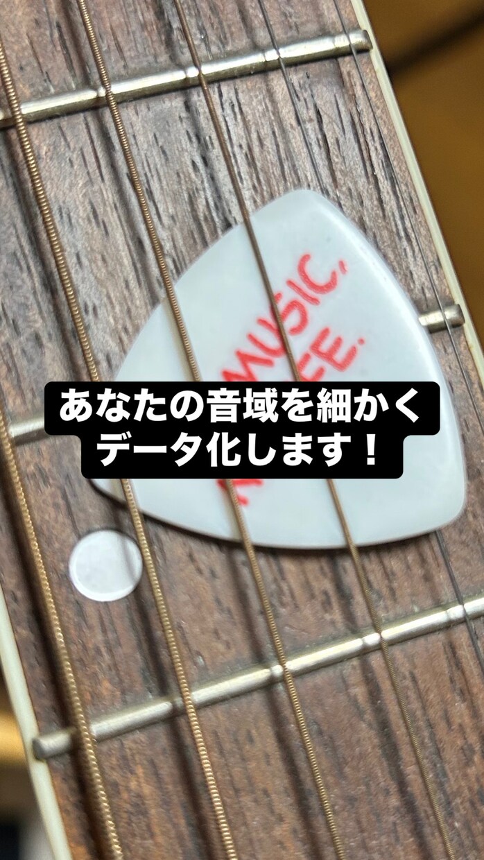 現役作詞作曲家があなたの音域を細かく計ります あなたの音域を細かくデータ化します！ イメージ1