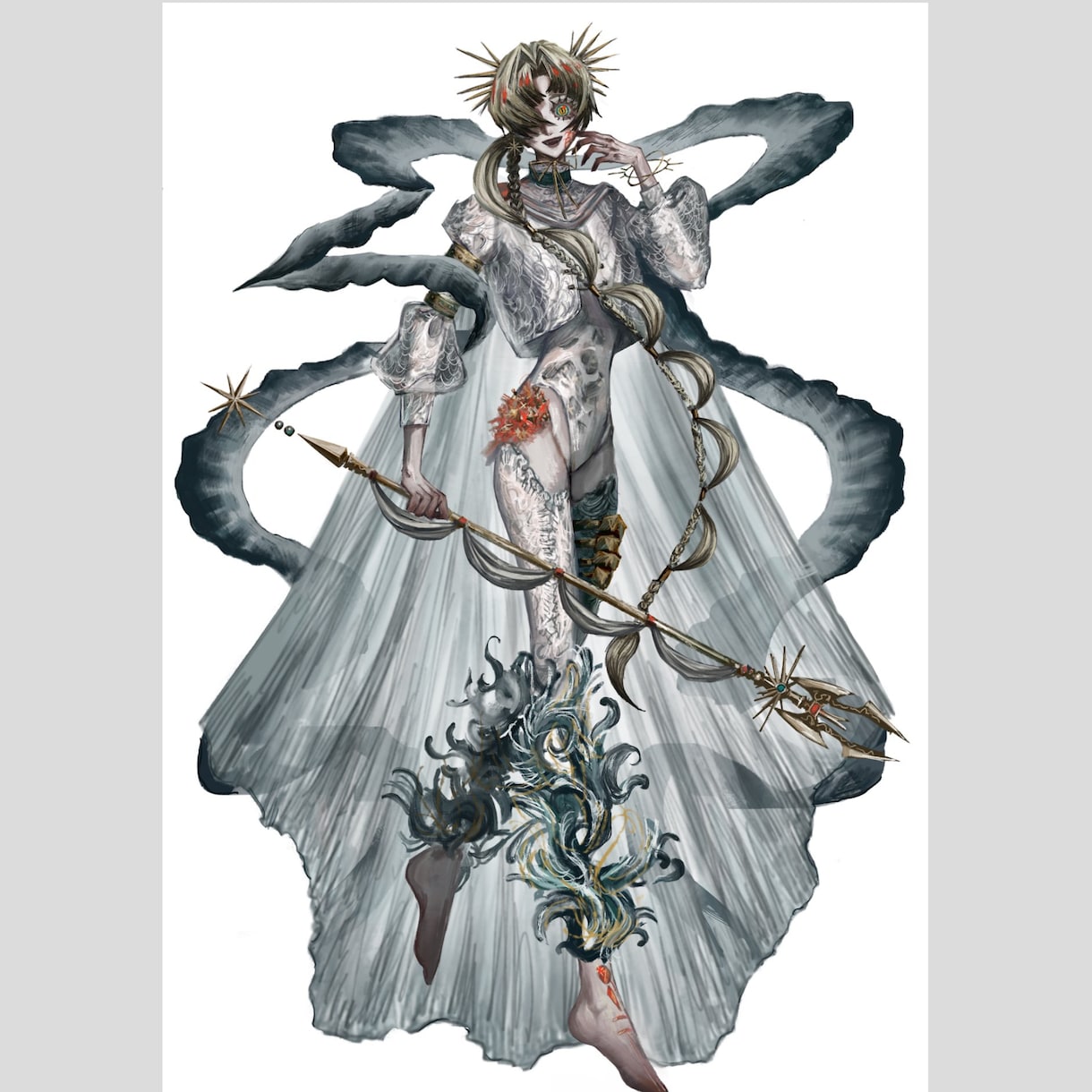 アイコン、一枚絵、立ち絵、お描きします ダウナーな雰囲気の厚塗りイラストが得意です イメージ5