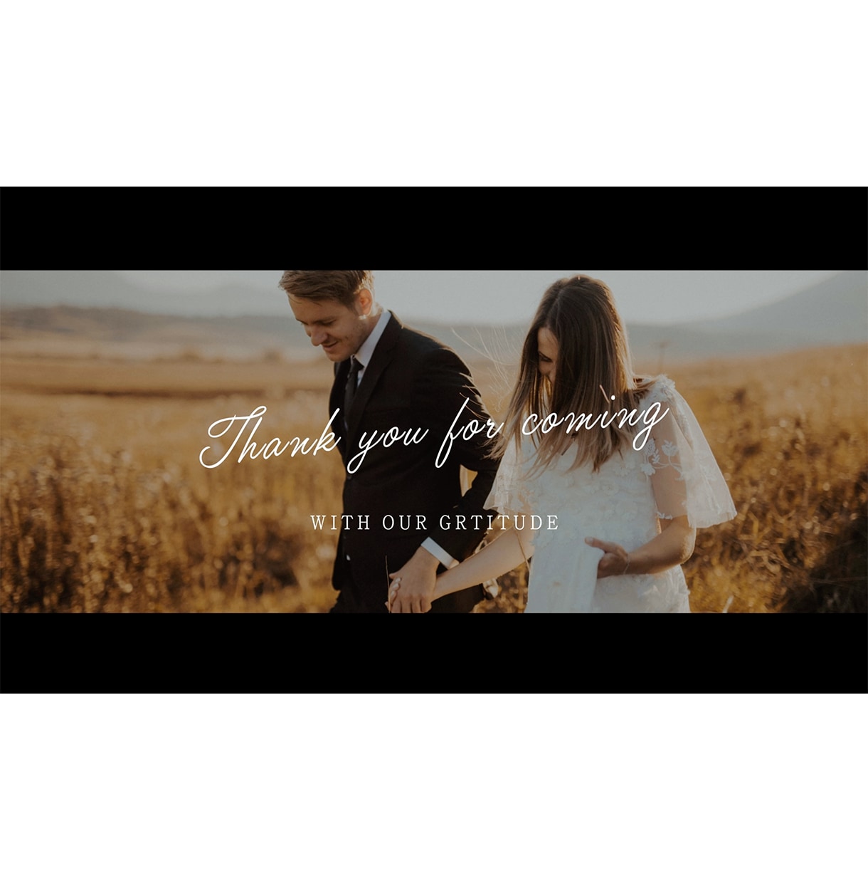 3枠限定★感謝を伝えるエンドロールを作成します お写真、コメントの数量調整可能！たくさん掲載できます！ イメージ1