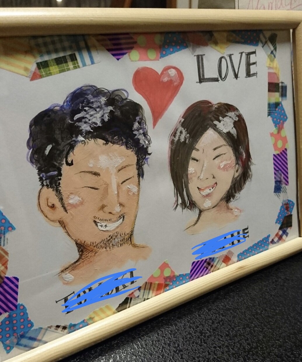 デジタルorアナログの似顔絵描きます プレゼントに、アイコンに、ウェルカムボードに！ イメージ6