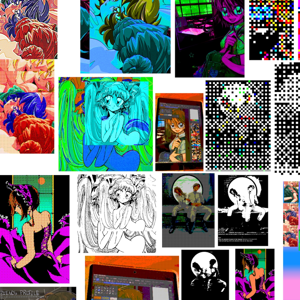 90年代〜00年代の絵柄でイラスト描きます 線や色にこだわった作成をしています♡♡♡♡♡ イメージ2