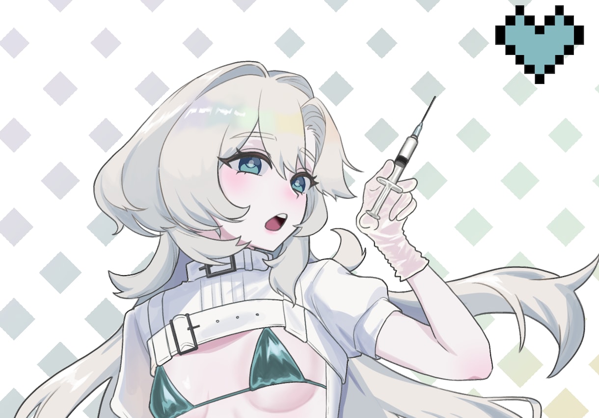 あなたのオリジナルキャラクターの立ち絵描きます 鑑賞/ゲーム/TRPG/動画　キャラデザ無料です。 イメージ1