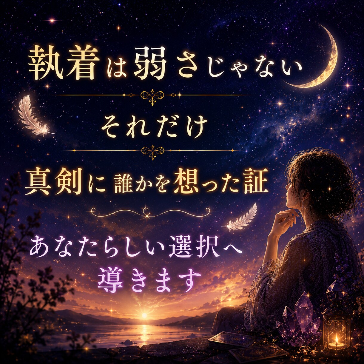 離れたいのに離れられない理由を視ますます 霊感タロットで苦しさの原因と心が軽くなるヒントを読み解きます イメージ10
