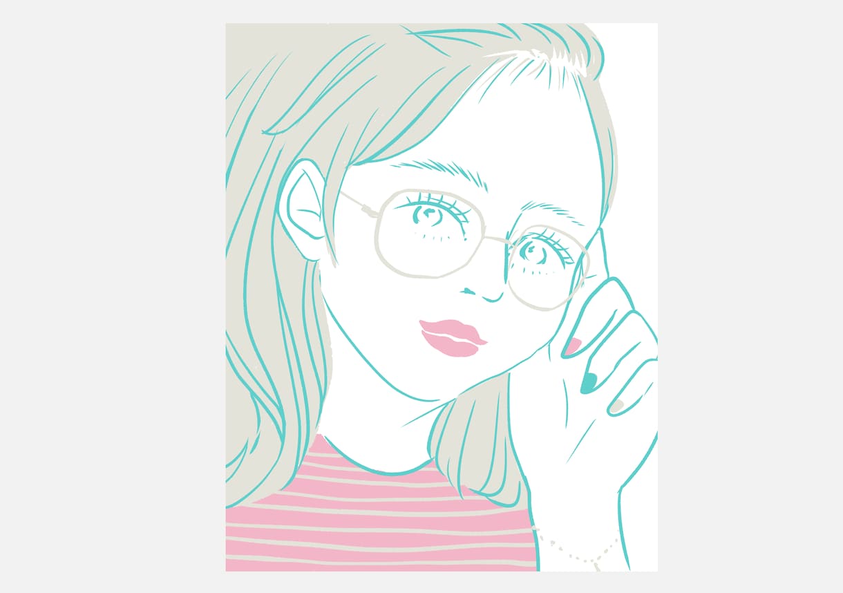 インスタ・ラインアイコン用のかわいい女の子描きます 現役女子大生が今流行りのオシャレな女の子のイラストを描きます イメージ2