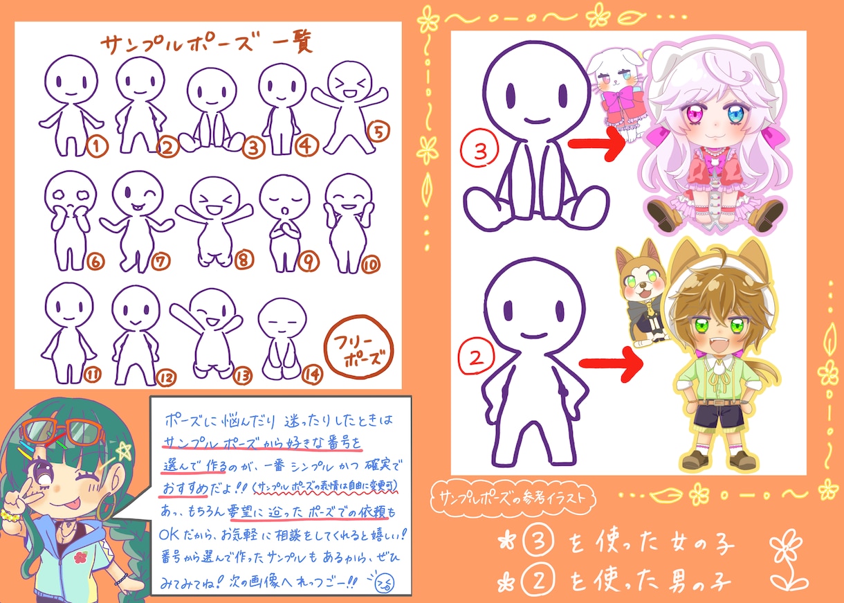 かわいいデフォルメキャラクターを描きます ぜひ、あなたのかわいいを届けるお手伝いをさせて下さい！ イメージ4