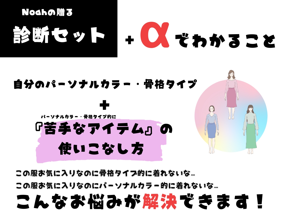 ViVi特集掲載店！セット診断します 苦手の似合わせ方も分かる詳しい解説シート付き！ イメージ2