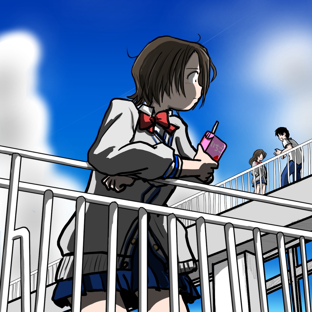 簡単なリクエストを伺い夏空イラストお任せで描きます 簡単なリクエストだけ伺い、お任せで夏の一枚絵を描きます イメージ2