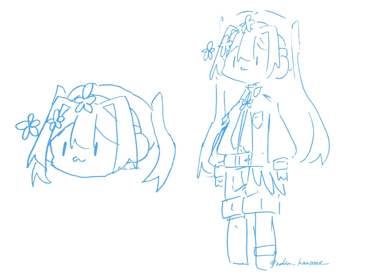 ゆるっとかわいい♡イラスト制作致します ゆるっとかわいくお姿を描きます イメージ1