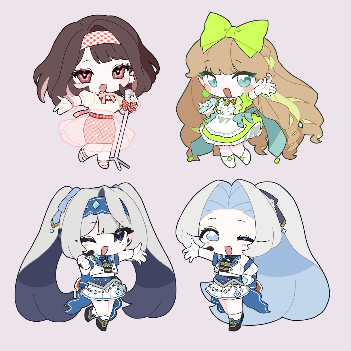 SDイラスト作成します アイコンなどに使えるミニキャラのイラストを描きます イメージ2