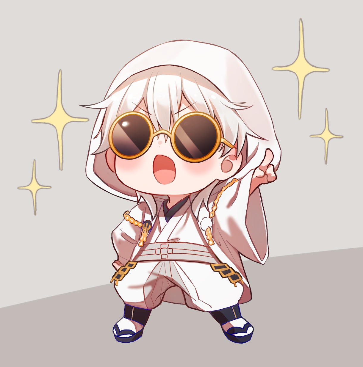 ぷにぷに可愛いSDイラスト描きます 男女どんなキャラクターでも幅広く対応 イメージ3